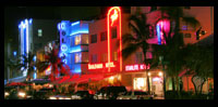 Art Deco district Miami.